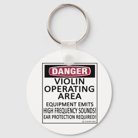 Besturingsgebied Violin Sleutelhanger (Voorkant)