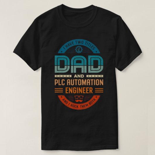 Besturingsingenieur HMI PLC Programmeur PLC Automa T-shirt (Design voorkant)