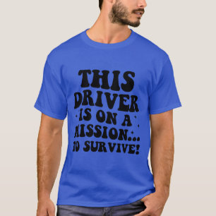 Bestuurder, auto meme, bestuurders, auto, bumper t-shirt