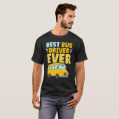 Bestuurder beste bus op school t-shirt (Voorkant volledig)