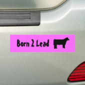 Bestuurder bewerken, geboren op 2 lood bumpersticker (Op auto)