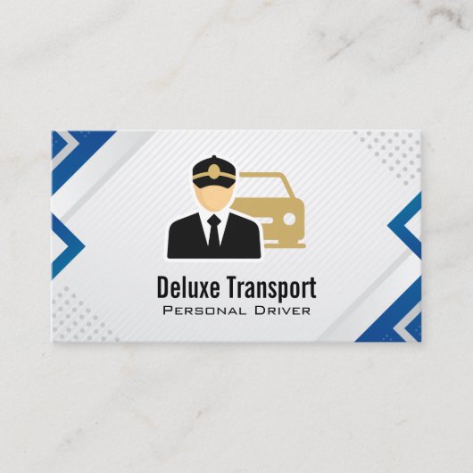 Bestuurder | Chauffeur | Transport Visitekaartje (Voorkant)