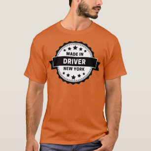 Bestuurder gemaakt in New York T-shirt