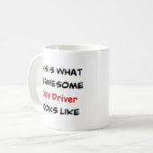 bestuurder, geweldige koffiemok (Voorkant links)