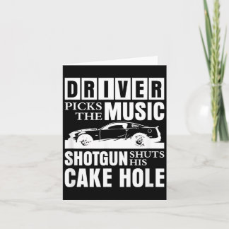 Bestuurder kiest de muziek, houdt zijn bek kaart