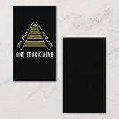 Bestuurder locomotieven van één spoor visitekaartje (Voorkant / Achterkant)