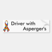 Bestuurder met Asperger Bumpersticker (Voorkant)
