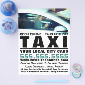 Bestuurder, Taxi Bedrijf met Prijslijst Flyer (Enkel)