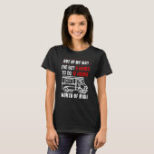Bestuurder Van Postauto Koerier Of Postbode T-shirt (Voorkant volledig)