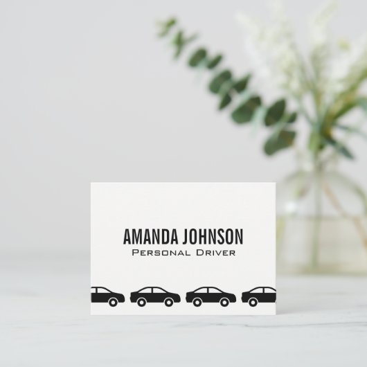 Bestuurder Visitekaartje (Staand voorkant)