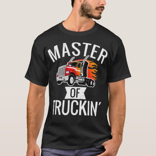 Bestuurder vrachtwagenchauffeur t-shirt (Voorkant)