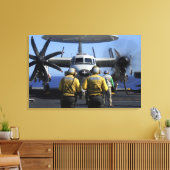 Bestuurders van stuurhut canvas afdruk (Insitu (Woonkamer))