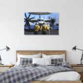 Bestuurders van stuurhut canvas afdruk (Insitu (Slaapkamer))