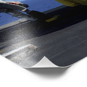 Bestuurders van stuurhut foto afdruk (Hoek)