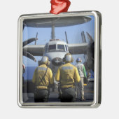 Bestuurders van stuurhut metalen ornament (Links)