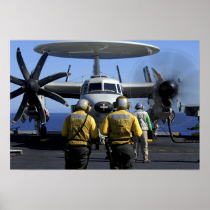 Bestuurders van stuurhut poster