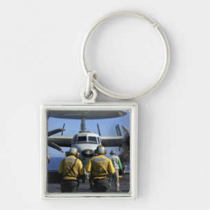 Bestuurders van stuurhut sleutelhanger