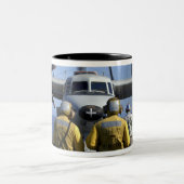 Bestuurders van stuurhut tweekleurige koffiemok (Center)