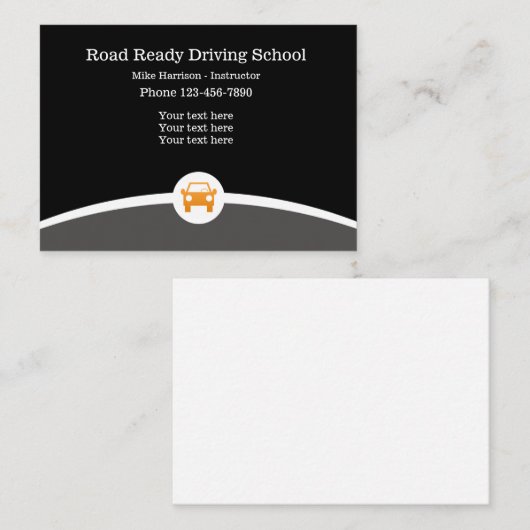 Bestuurdersdocent Visitekaartje (Voorkant / Achterkant)