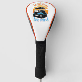 Bestuurdershoes voor blauwe golfkar golfheadcover