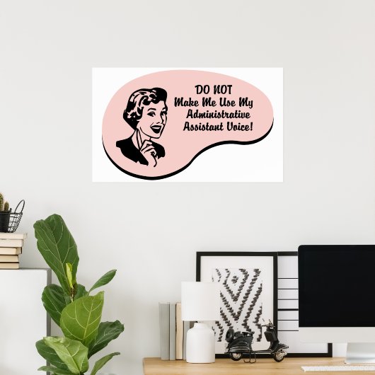 Bestuursassistent Poster (Thuiskantoor)