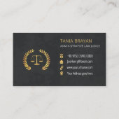 Bestuursrecht Rechter Recht Visitekaartje (Achterkant)