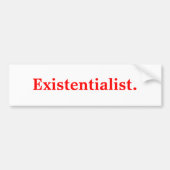 Bestuurster. Bumpersticker (Voorkant)