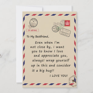 BestVriend Gift   Voor mijn beste vriend hou ik va Feestdagenkaart