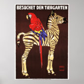 Besuchet Den Tiergarten Duitsland ZOO 1912 Promoti Poster (Voorkant)