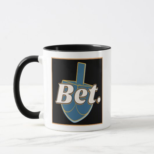 Bet. Hanukkah Dreidel Gimel Joke Gift Gen Z Alpha  Mok (Links)