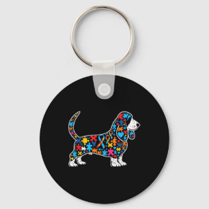 Bet Hound Puzzel Autisme Bewustzijn Autistische Vr Sleutelhanger