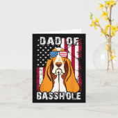 Bet-hound Vaderdag Cadeau Vader Van Bhole Hond 4e Kaart (Gele Bloem)