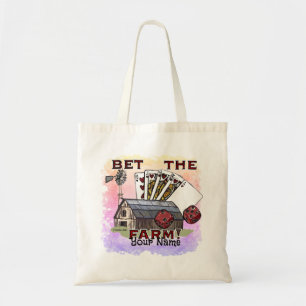 Bet The Farm Poker Tote Bag