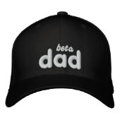 Beta Dad blk pet w/achter label (Voorkant)