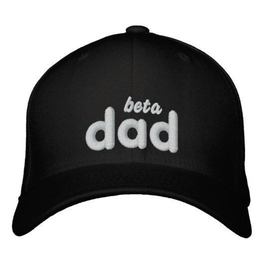 Beta Dad blk pet w/achter label (Voorkant)