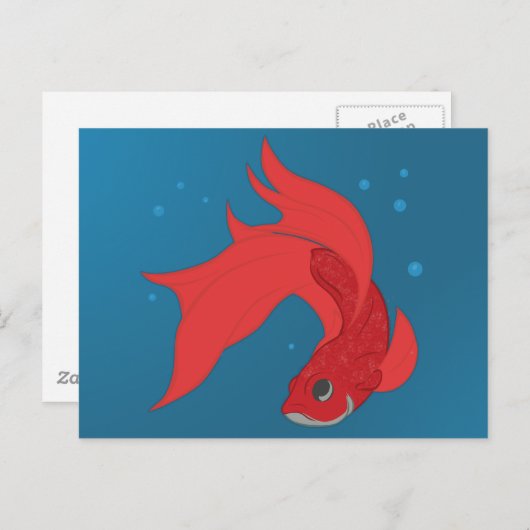 Beta Fish Briefkaart (Voorkant / Achterkant)