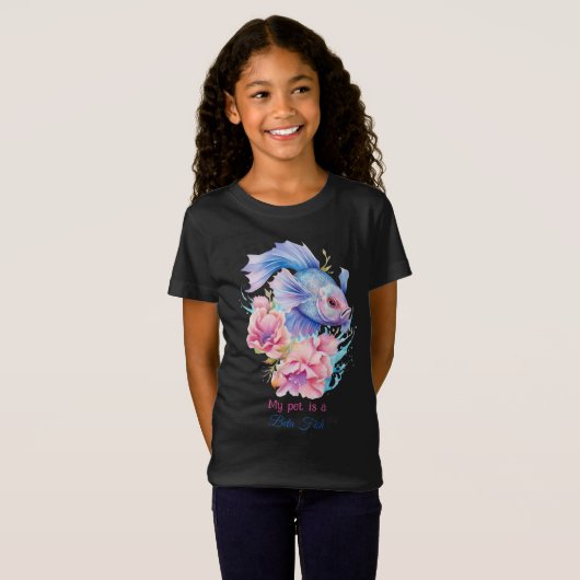 Beta Fish Fantasy Pet T-shirt (Voorkant volledig)