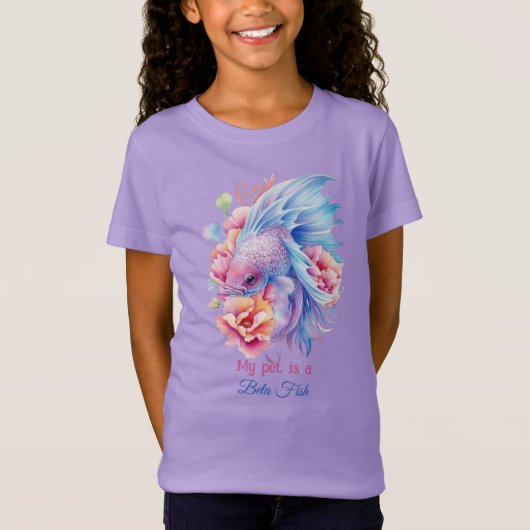 Beta Fish Fantasy Pet T-shirt (Voorkant)