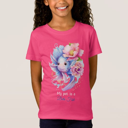 Beta Fish Fantasy Sprookje T-shirt (Voorkant)