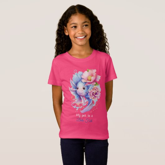 Beta Fish Fantasy Sprookje T-shirt (Voorkant volledig)