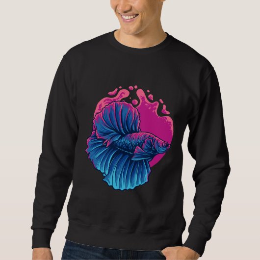 Beta Fish Illustratie Trui (Voorkant)