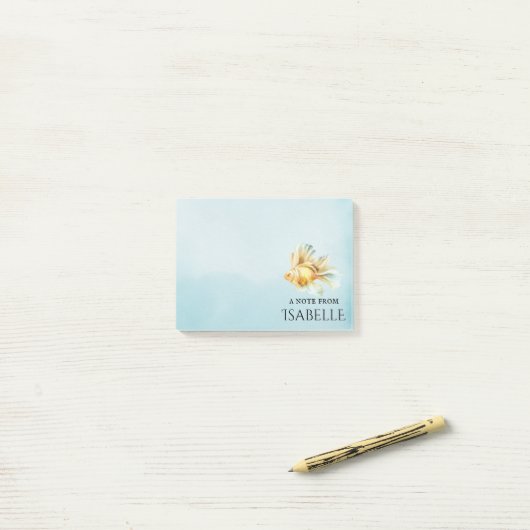 Beta Fish op maat Post-it® Notes (Op bureau)