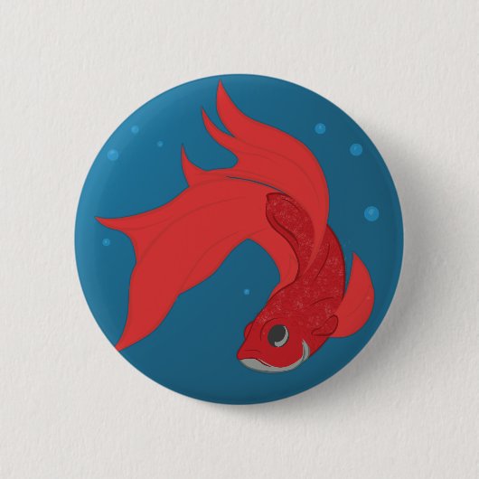 Beta Fish Ronde Button 5,7 Cm (Voorkant)