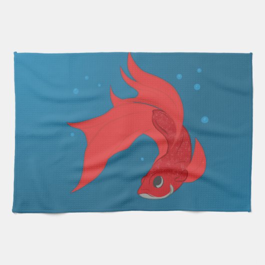 Beta Fish Theedoek (Horizontaal)
