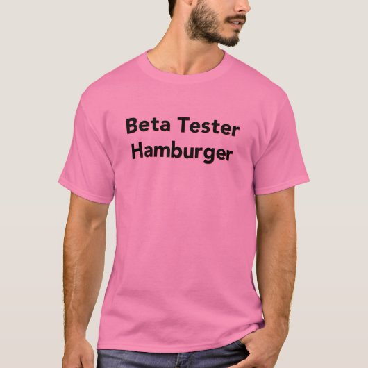Bèta Hamburger T-shirt (Voorkant)