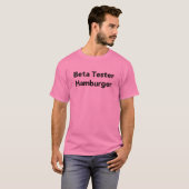 Bèta Hamburger T-shirt (Voorkant volledig)