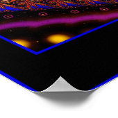 Beta Lyrae poster - blauwe grens (Hoek)