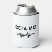 Bèta Mix - Audio WaveForm Blikjeskoeler (Blikje Voorkant)