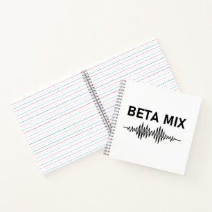 Bèta Mix - Audio WaveForm Notitieboek