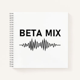Bèta Mix - Audio WaveForm Notitieboek